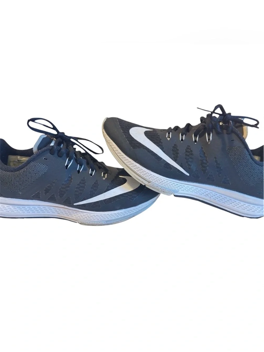 Nike Zoom Elite Running Shoes Women’s 7.5 Black Gray White